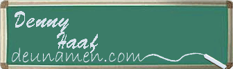 Denny Haaf Visitenkarte